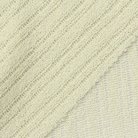 Polyester Cotton Chunky Knit Fabric, 200 gsm, 175 cm — Beige