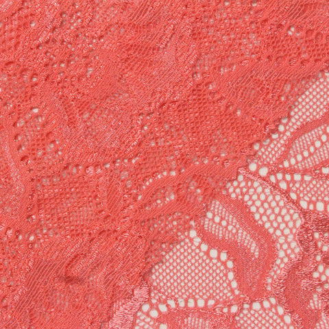 Coral Floral Lace, Nylon