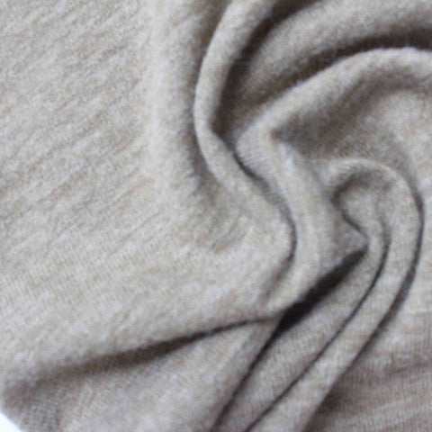 Light Beige Heathered-Marl Chunky Knit, Polyester