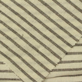 Dark Brown Horizontal-Stripe Woven, Cotton-Poly — photo 1