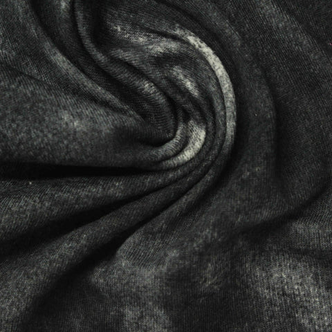 Grey Abstract Jersey Knit, Cotton