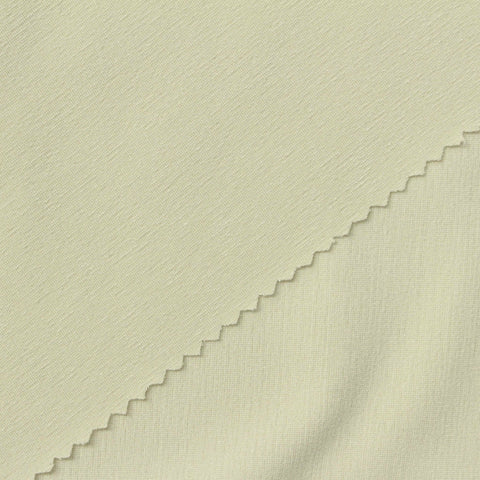 Polyester Stretch Crepe Fabric, 220 gsm, 155 cm — Khaki