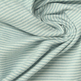 Light Blue Horizontal-Stripe Knit, Polyester, 170 gsm — photo 1