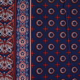 Navy Floral Knit, Polyester, 160 gsm, 160 cm, ref EF-6309 — photo 1