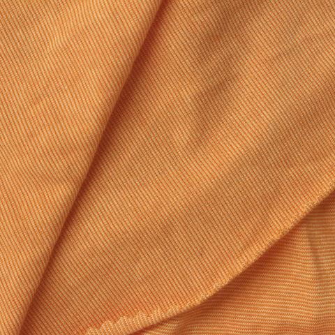 Orange Horizontal-Stripe Jersey Knit, Cotton-Poly, 148 gsm