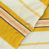 Yellow Horizontal-Stripe Jersey Knit, Cotton-Poly, 170 gsm — photo 1