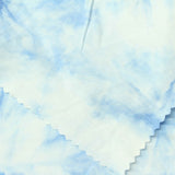 Blue Tie-Dye Jersey Knit, Poly-Viscose — photo 1