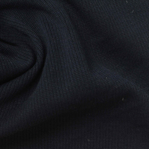Dark Navy Rib Knit, Polyester