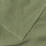 Cotton Stretch Rib Knit Fabric, 225 gsm, 150 cm — Green — photo 1