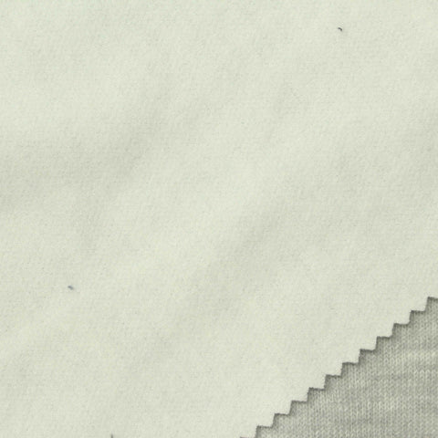Light Grey Marl Rib Knit, Cotton-Poly, 300 gsm, 180 cm