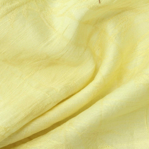 Light Yellow Abstract Jacquard, Viscose-Tencel Lyocell