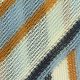Dark Blue Vertical-Stripe Warp Knit, Polyester — photo 1