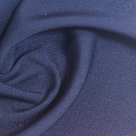 Polyester Stretch Woven Fabric, 190 gsm, 140 cm — Navy