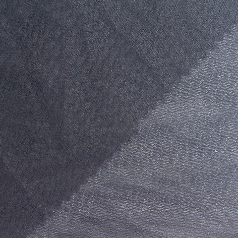 Dark Grey Tone-on-Tone Jersey Knit, Polyester, 95 gsm
