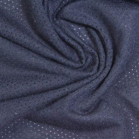 White Dots Mesh, Poly-Cotton