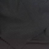 Polyester Stretch Rib Knit Fabric, 260 gsm, 160 cm — Black — photo 1