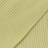 Brushed Polyester Stretch Rib Knit Fabric, 260 gsm, 180 cm — Yellow — photo 1