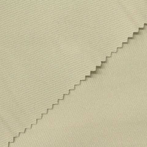Polyester Viscose Stretch Twill Fabric, 310 gsm, 145 cm — Beige