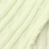 Jacquard 100% Acrylic Pointelle Knit Fabric, 410 gsm, 150 cm — White — photo 1