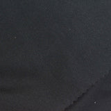 Cotton Stretch French Terry Fabric, 220 gsm, 185 cm — Black — photo 1