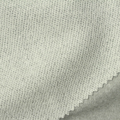 Light Grey Heather French Terry, Polyester
