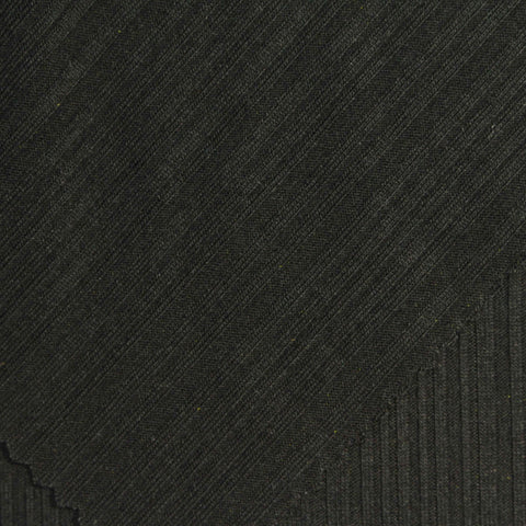 Black Rib Knit, Poly-Cotton