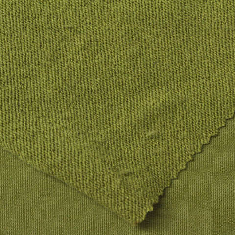 French Terry Fabric, 390 gsm, 170 cm — Green