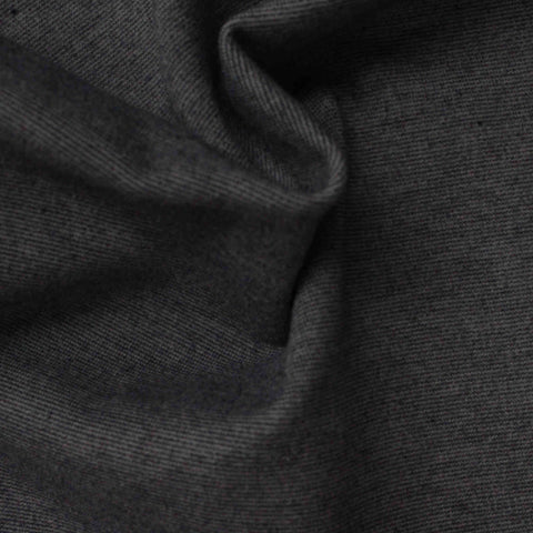 Dark Grey Marl Interlock Knit, Nylon-Viscose