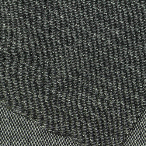 Black Dots Jacquard, Cotton-Poly