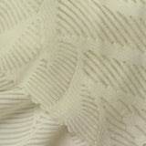 Beige Wavy-Line Jacquard, Polyester, 185 gsm — photo 1