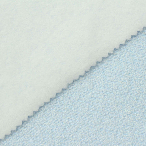 Light Blue Marl Knit, Viscose-Poly