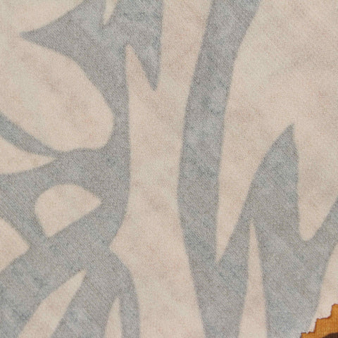 Dark Brown Animal Print Linen-Look, Polyester