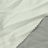 Grey Horizontal-Stripe Jersey Knit, Polyester, 170 gsm — photo 1