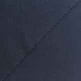 Cotton Polyester Stretch Rib Knit Fabric, 320 gsm, 170 cm — Navy — photo 1