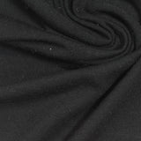 Viscose Stretch French Terry Fabric, 280 gsm, 165 cm — Black — photo 1
