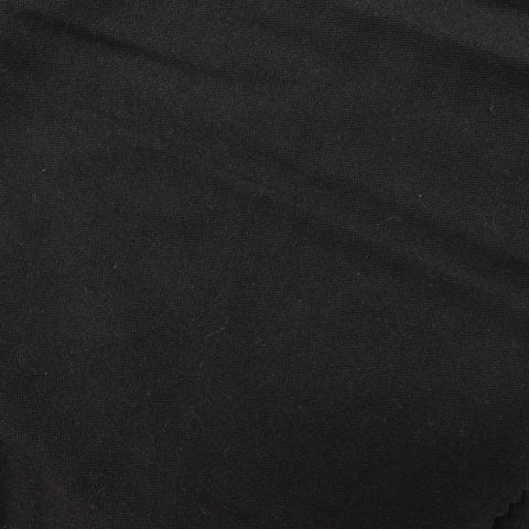 Cotton Nylon Stretch Jersey Knit Fabric, 163 gsm, 160 cm — Black