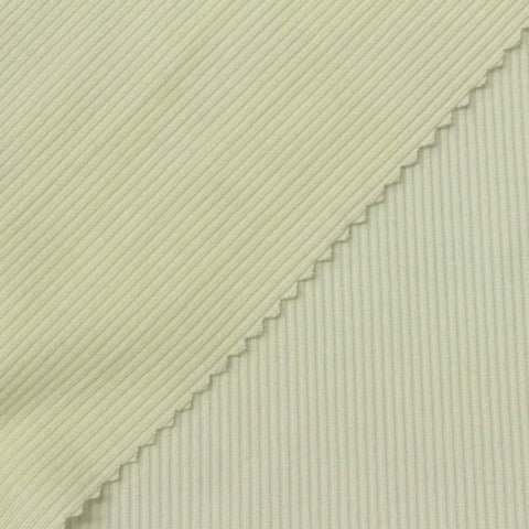 Viscose Stretch Rib Knit Fabric, 210 gsm, 145 cm — Khaki
