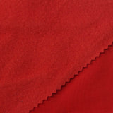 Brushed Polyester Cotton Knit Fabric, 330 gsm, 170 cm — Red — photo 1