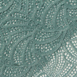 Teal Large-Shell Lace, Viscose-Nylon — photo 1