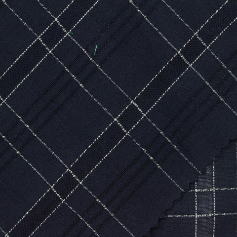 White Check Woven, Cotton