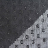 Dark Grey Dots Chiffon, Polyester — photo 1