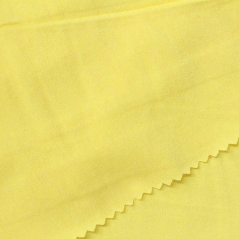 Cotton Polyester Stretch Jersey Knit Fabric, 175 gsm, 195 cm — Yellow