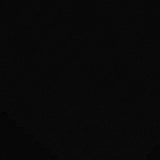 Polyester Stretch Rib Knit Fabric, 250 gsm, 160 cm — Black — photo 1