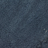 Polyester Stretch Sherpa Fleece Fabric, 300 gsm, 165 cm — Navy — photo 1