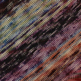Heathered Multicolor Horizontal-Stripe Chunky Knit, Polyester — photo 1