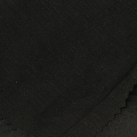 100% Polyester Woven Fabric, 84 gsm, 150 cm — Black