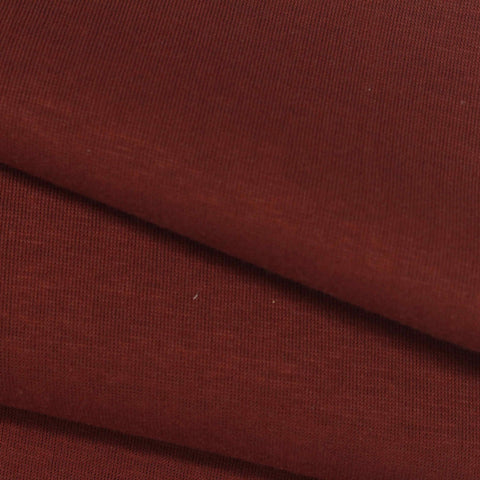 Cotton Polyester Scuba Knit Fabric, 320 gsm, 184 cm — Red
