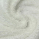 100% Polyester Fleece Fabric, 185 gsm, 150 cm — White — photo 1