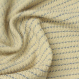 Blue Horizontal-Stripe Jacquard, Cotton — photo 1