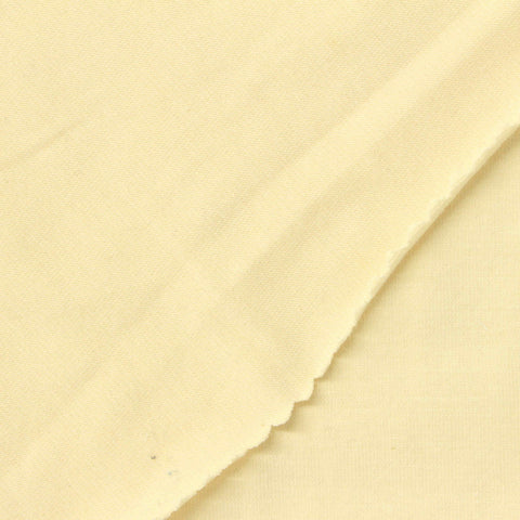 Cotton Viscose Stretch Jersey Knit Fabric, 150 gsm, 170 cm — Yellow